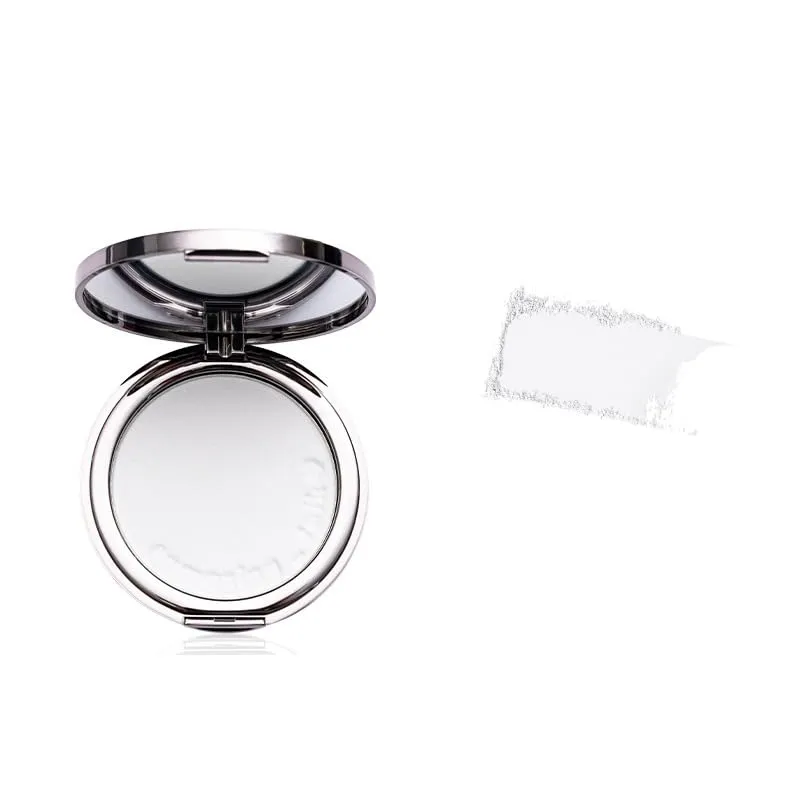 1 PC New AZTK Setting Powder Foundation Oil Control Pressed Foundation Powder with Puff Clear Press Powder Purple Pressed Powder (01#, 5.6g)