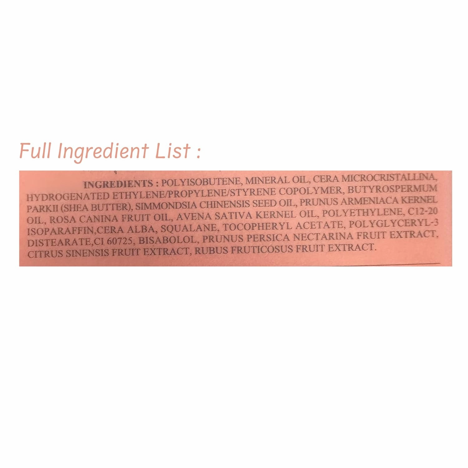 15g Sweet Peach Flavored Lip Balm Moisturizing Repairing Pink Lip Sleeping Conditioning and Relieving Dry Chapped Lips