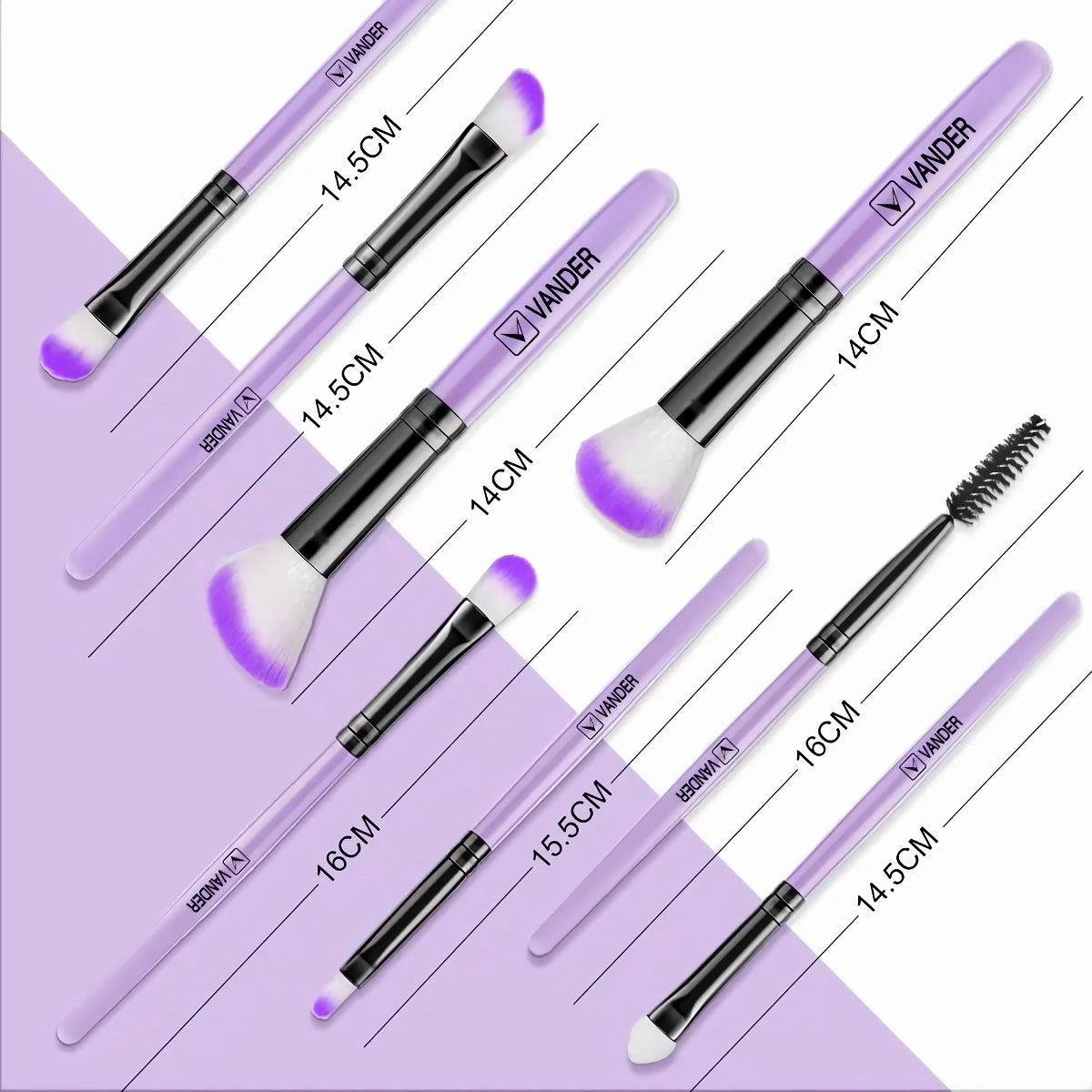 18Pcs Makeup Brush Set – Soft Fluffy Foundation, Eyeshadow, Kabuki Blending & Beauty Cosmetic Brushes