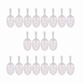 20 Pieces Small Lip Gloss Tubes Amber Honecomb Clear Lipstick Containers For Storage And Travel Use
