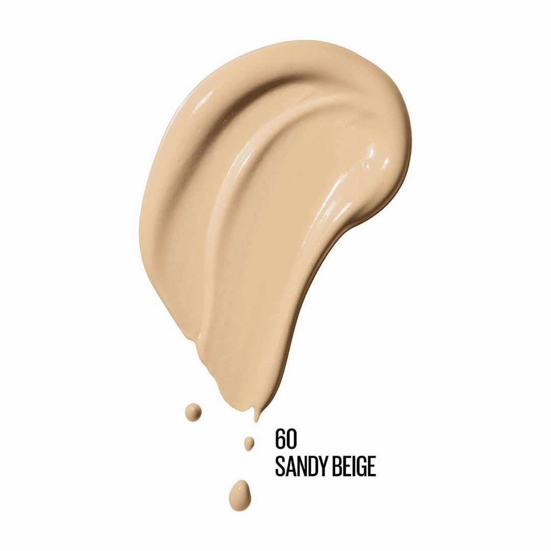 2x Maybelline Dream Radiant Liquid Foundation 30ml 60 Sandy Beige (Carded)
