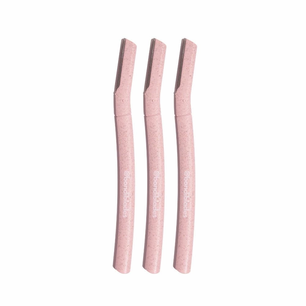 3 Pack Dermaplaning Razors - Peach Fuzz hair removal - smooth glowing skin - remove dead skin cells