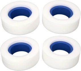 4PCS RC Tire Foam, 2.2 Inch Dual Stage Soft Sponge RC Car Crawler Tire Foam for 1/10 1/8 RC Crawler (Blue)