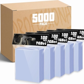 5000 Count MTG Card Sleeves, Top Loaders for Trading Cards, Soft Baseball Card Penny Card Sleeves Fit for Baseball Card, Game Cards, Sports Cards