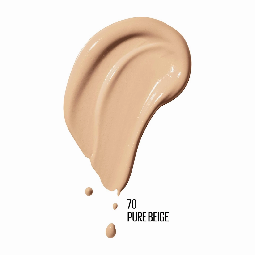 6 x Maybelline Dream Radiant Liquid Hydrating Foundation 70 Pure Beige (carded)