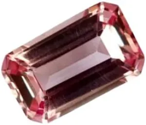 9.10 Ct Natural Peach Pink Padparadscha Sapphire Exquisite Elegant Emerald Shape Loose Gemstone for Jewellery Making