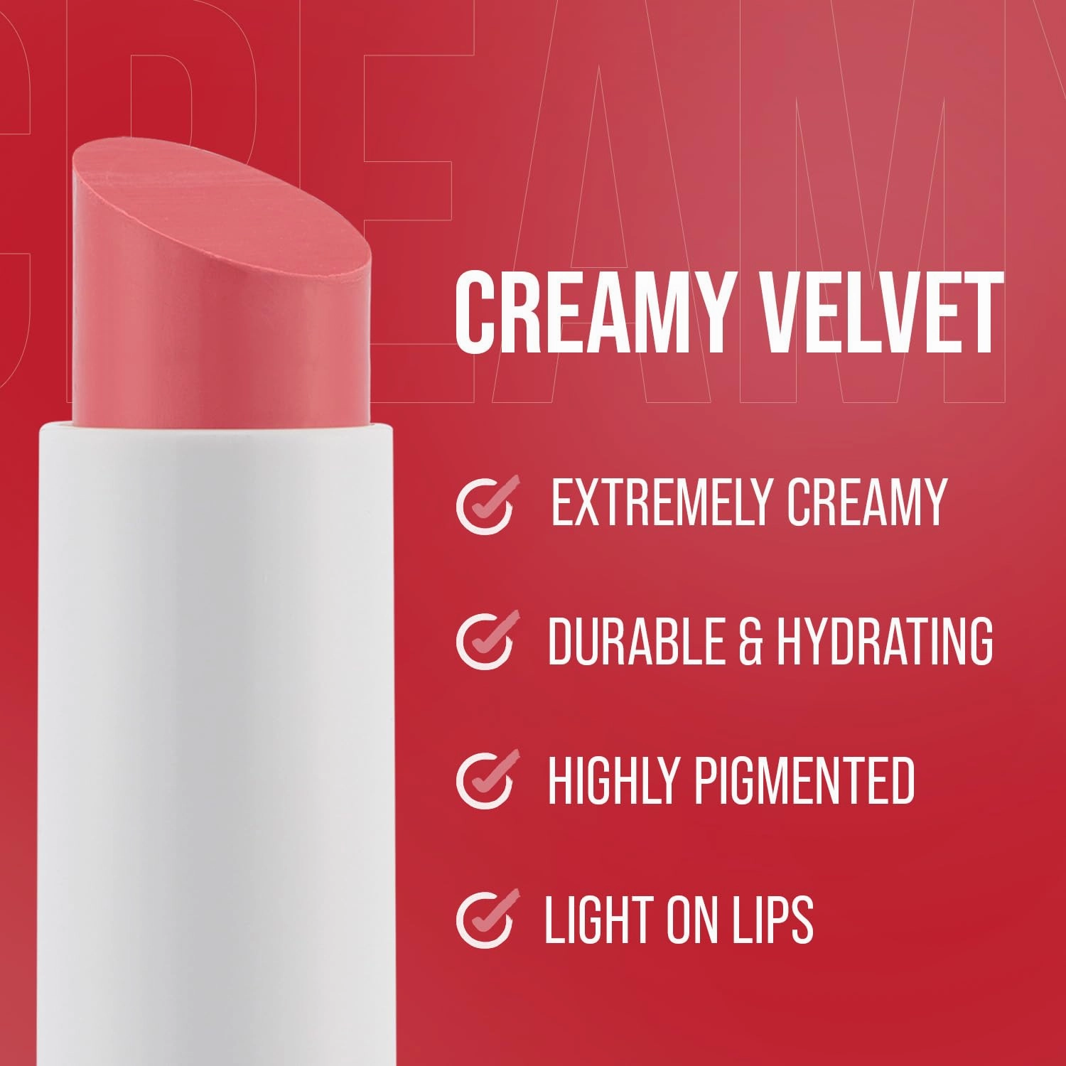 aden Velvet lipstick – Highly Pigmented – Durable & Hydrating – Non Drying – Creamy & Smooth (02 Bombshell)