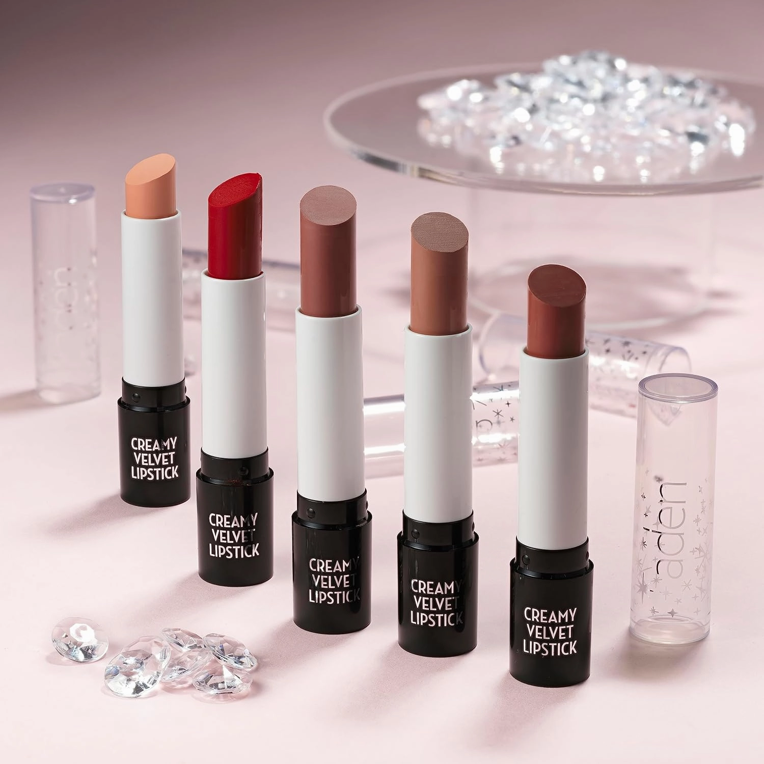 aden Velvet lipstick – Highly Pigmented – Durable & Hydrating – Non Drying – Creamy & Smooth (02 Bombshell)