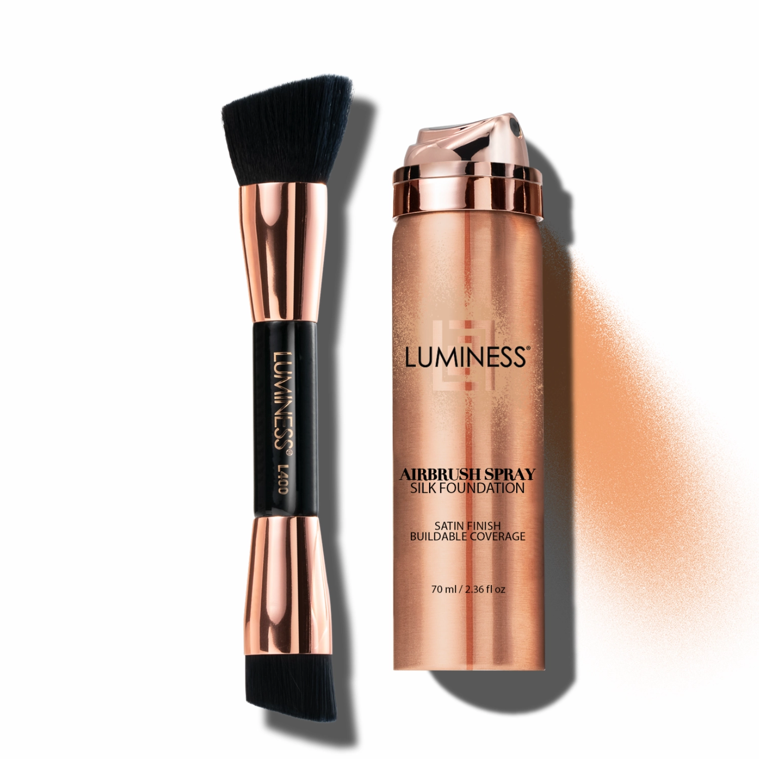 Airbrush Spray Silk Foundation & Buffing Brush