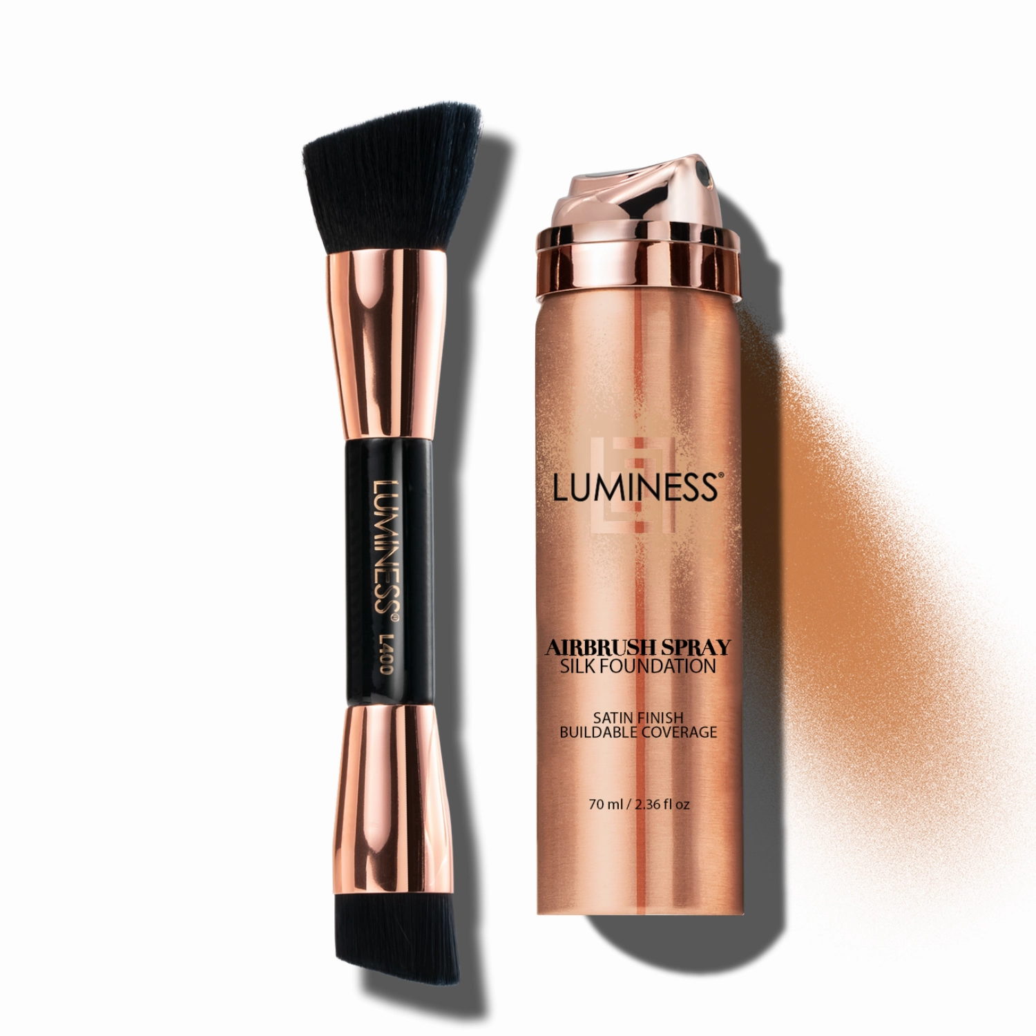 Airbrush Spray Silk Foundation & Buffing Brush