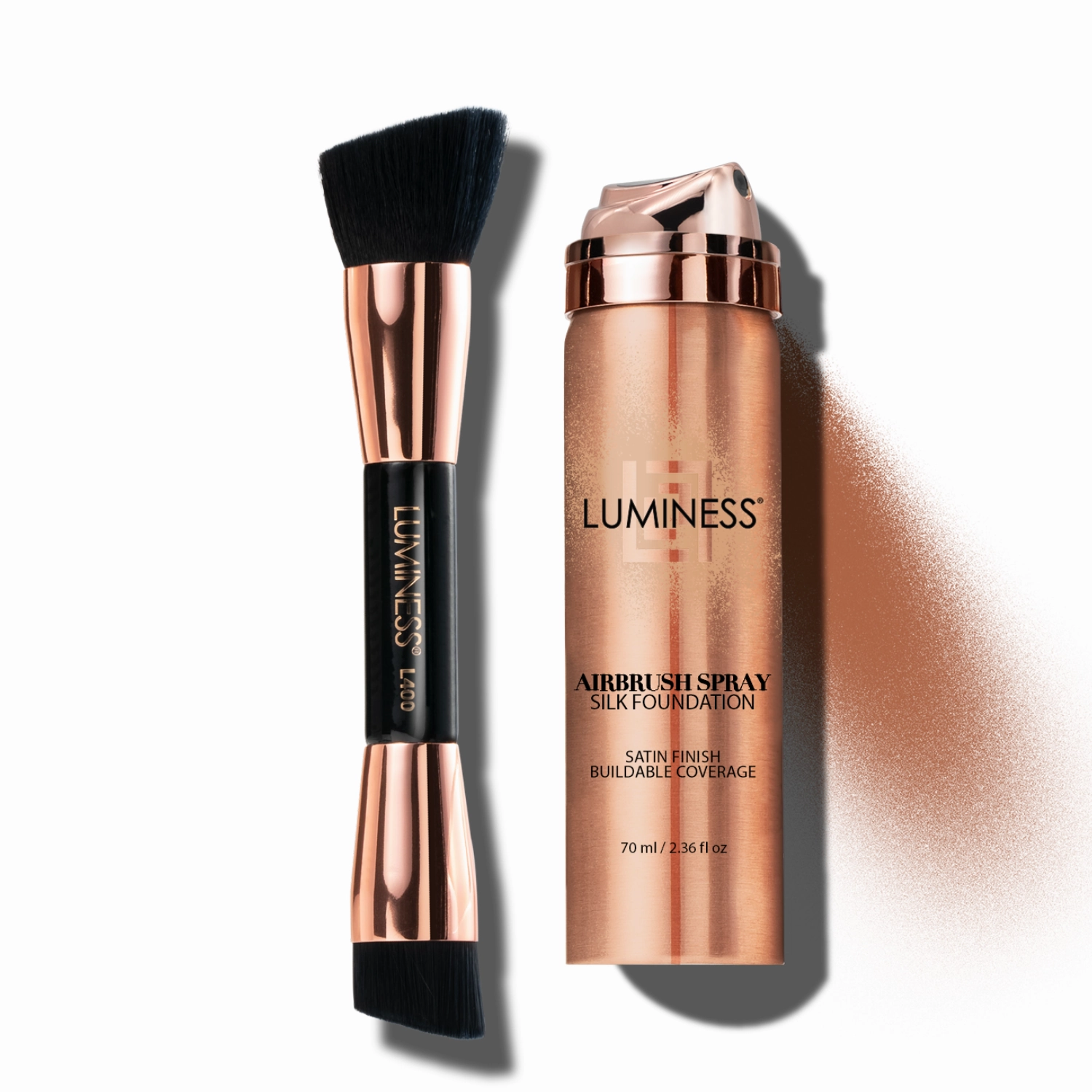 Airbrush Spray Silk Foundation & Buffing Brush