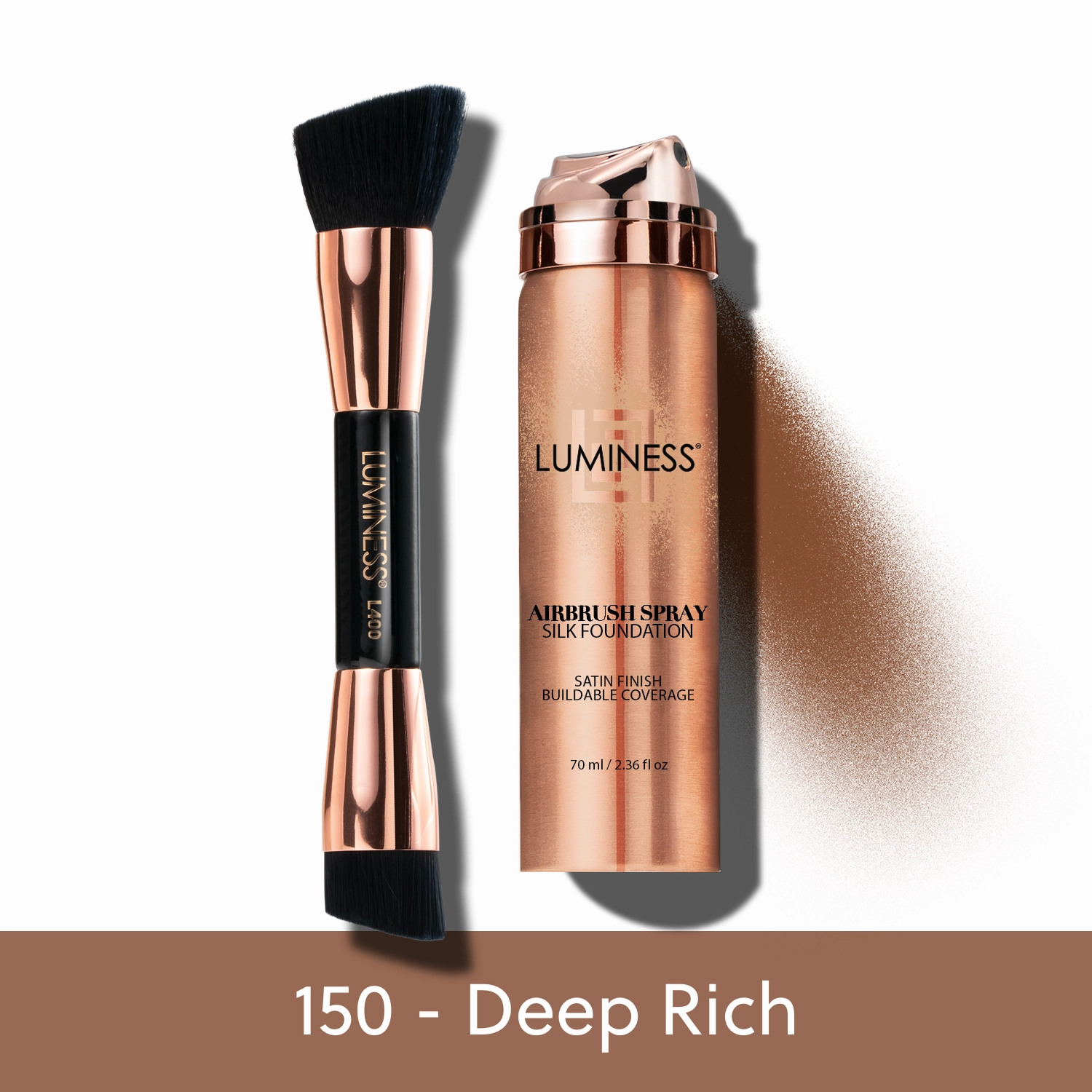 Airbrush Spray Silk Foundation & Buffing Brush