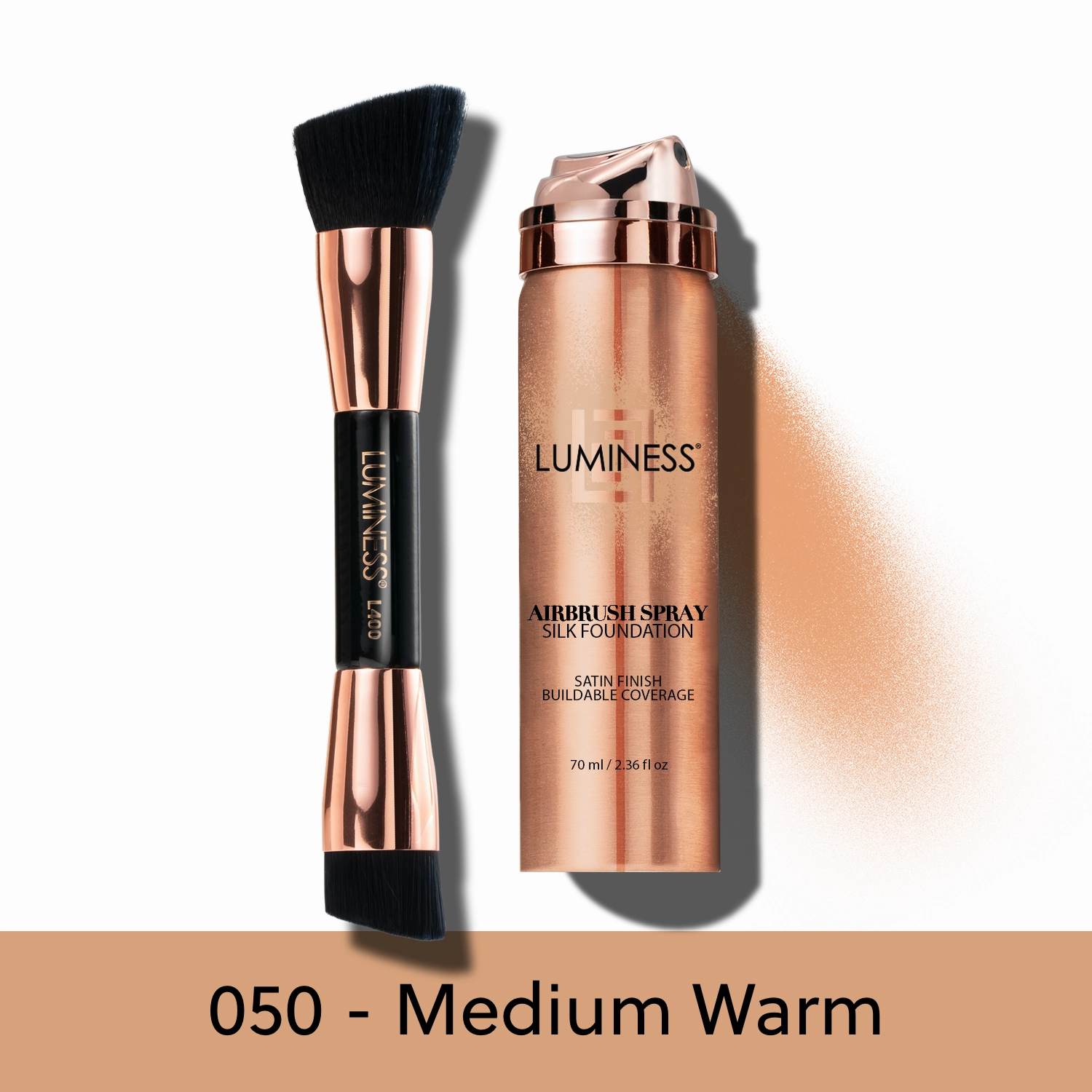 Airbrush Spray Silk Foundation & Buffing Brush