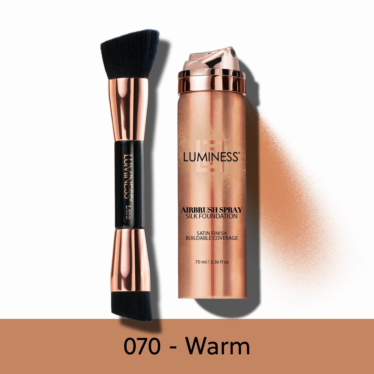 Airbrush Spray Silk Foundation & Buffing Brush