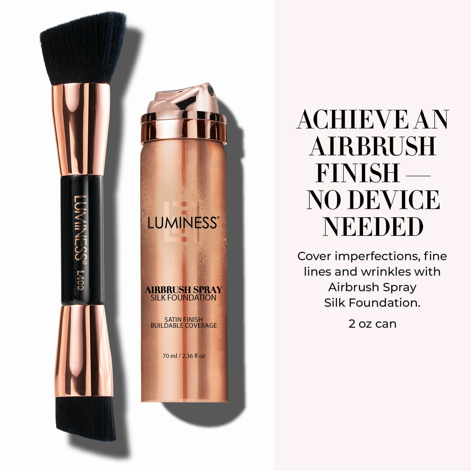Airbrush Spray Silk Foundation & Buffing Brush