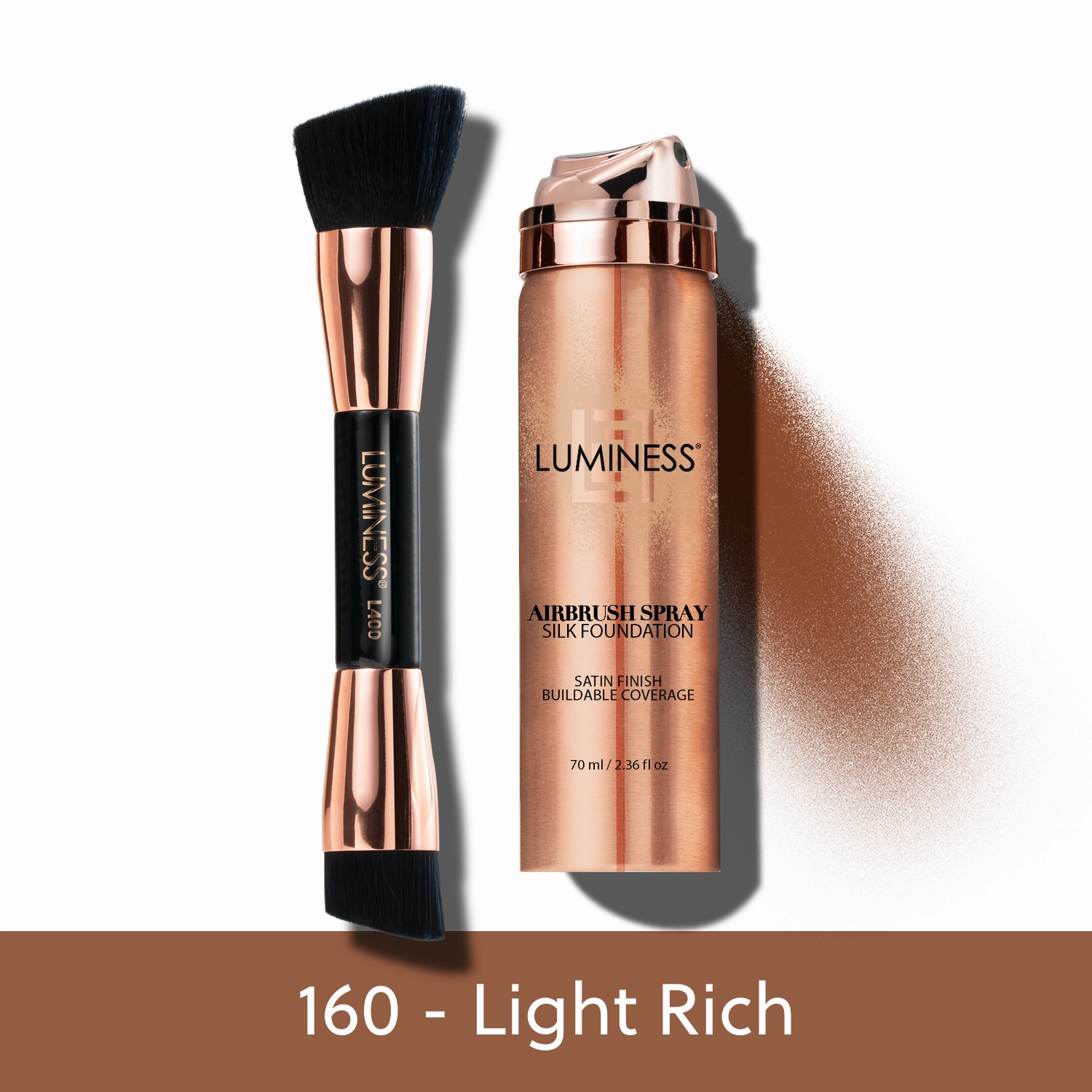 Airbrush Spray Silk Foundation & Buffing Brush
