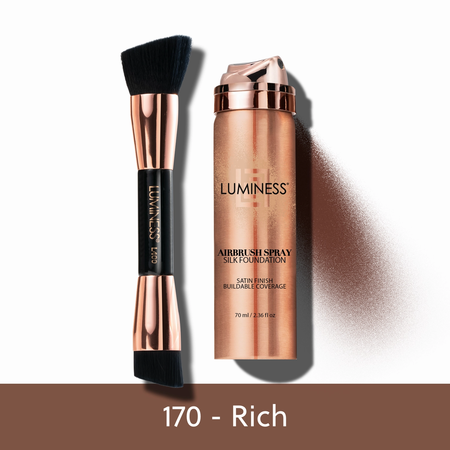 Airbrush Spray Silk Foundation & Buffing Brush