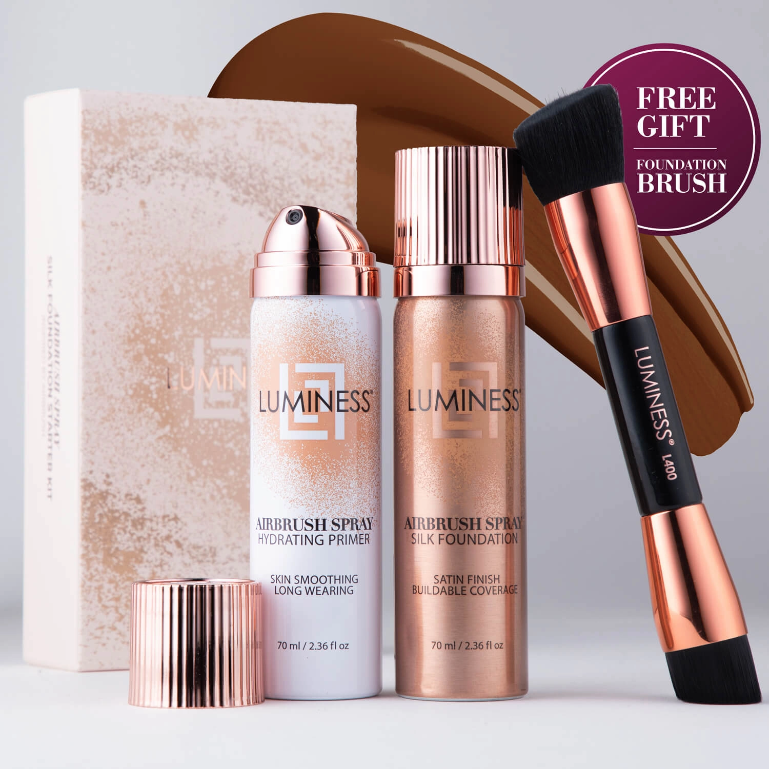 Airbrush Spray Silk Foundation Starter Kit