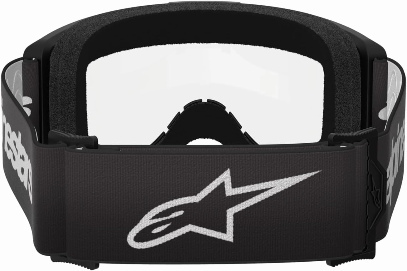 Alpinestars Vision 3 MX ATV MTB Off Road Goggle (Black - Clear Lens)