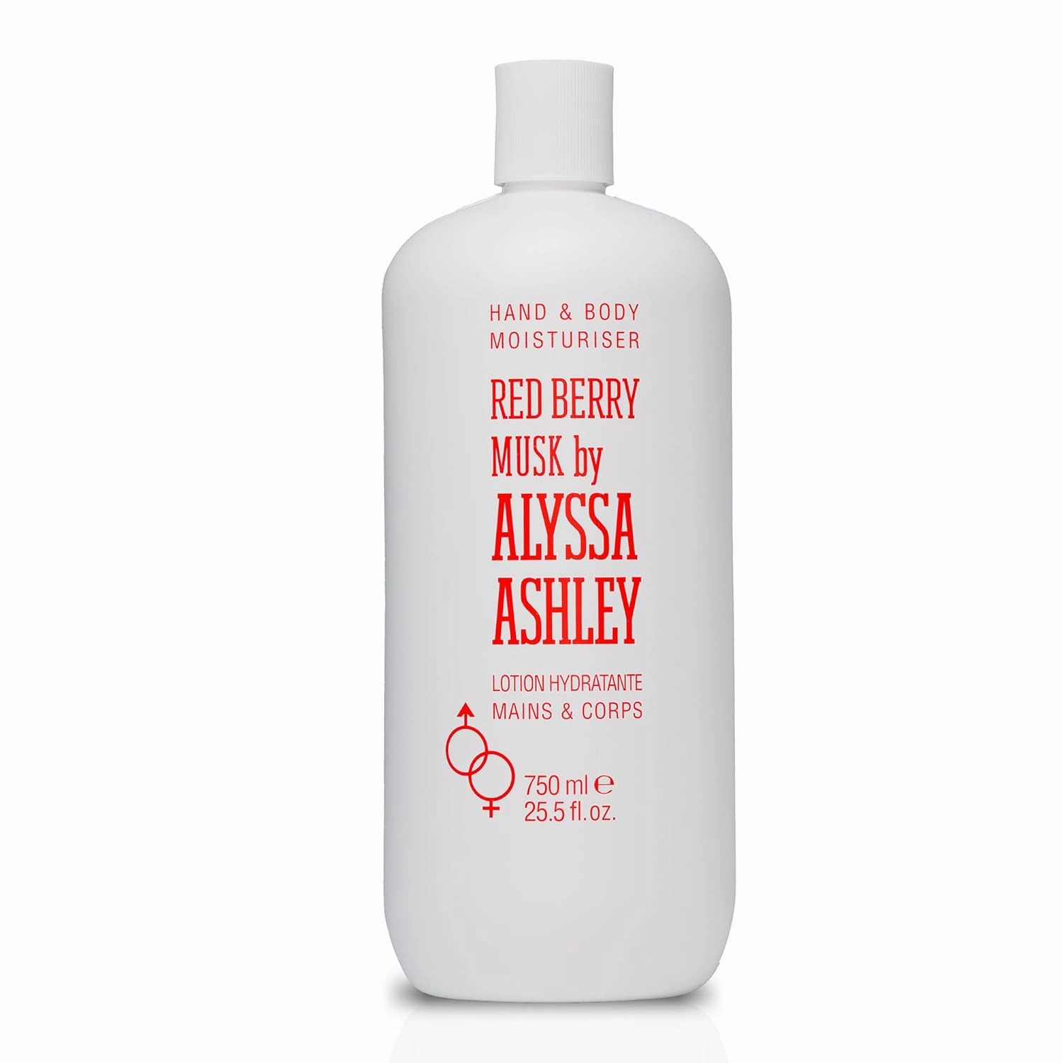 Alyssa Ashley Redberry Musk Hand and Body Moisturizer - Body Lotion and Hand Cream for Women with Vanilla and Musk Scent - Rapid Absorption - 25.5 oz
