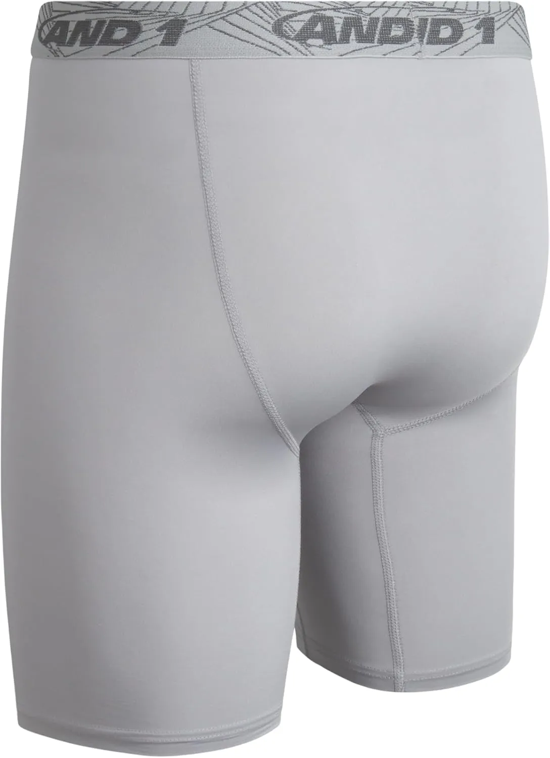 AND1 Mens Boxer Briefs - 10 Pack Performance Stretch Mens Underwear Long Leg Boxers for Men with Contour Pouch (Sizes: S-3XL)