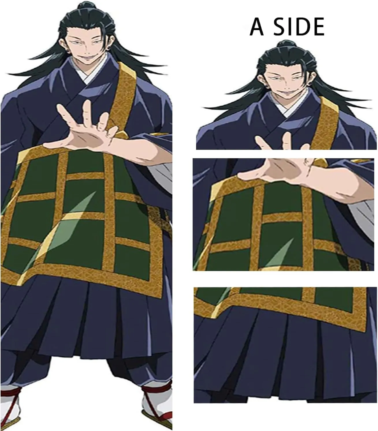 Anime Body Pillow,Body Pillow Anime,Geto Suguru Body Pillow Case,Soft Anime Hugging Body Pillowcase Cover Dakimakura Double-Sided Peach Skin Pillow Cover Case(59in X 19.7in).