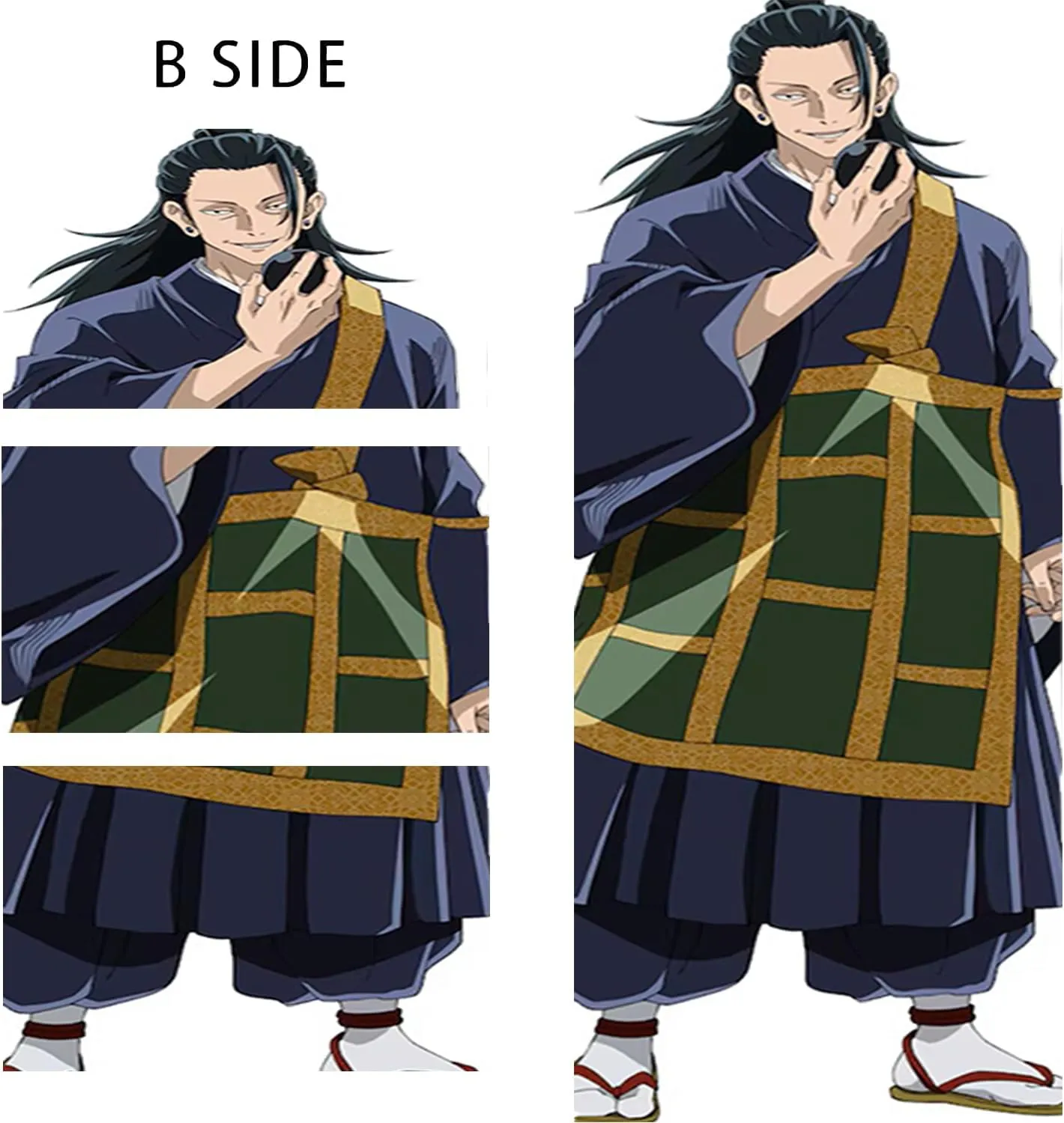 Anime Body Pillow,Body Pillow Anime,Geto Suguru Body Pillow Case,Soft Anime Hugging Body Pillowcase Cover Dakimakura Double-Sided Peach Skin Pillow Cover Case(59in X 19.7in).