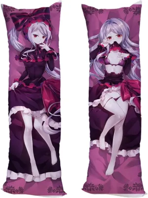 Anime Overlord shalltear bloodfallen Albedo Cushion Cover Pillow Case Peach Skin 150x50cm(59in x 19.6in) Overlord Albedo Pillowcase