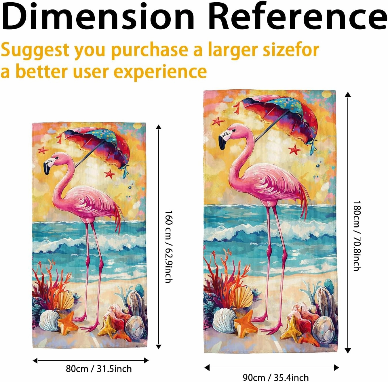 Artistic Tropical Bird Beach Towel Peach Tropical Paradise Design, Quick Dry Soft Absorbent Sand Free Lightweight Pool Picnic Essential, Vibrant Summer Outdoor Travel 62x31 Inch