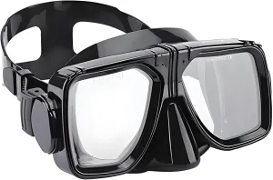 ATACLETE USCG Rescue Swimmer Dive Mask: Professional Scuba Mask with Low Profile Tempered Glass Lenses, Perfect for Diving, Snorkeling, Freediving & Underwater Exploration