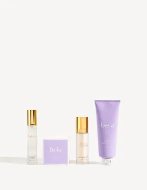 Beia Essentials - Hydrating Mist, Body Scrub, Feminine Wipes, Body Massager Oil - Gifts for Her