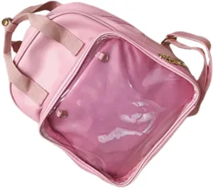BESPORTBLE Pvc Candy Backpack Stylish School Bag for Students Women Smooth Zipper Storage Pockets
