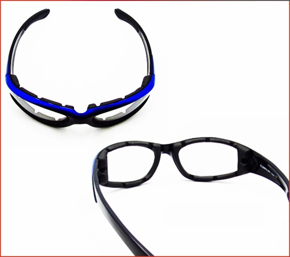 Bikershades Motorcycle Night Glasses Safety Clear Lens Foam Padded for Men and Women