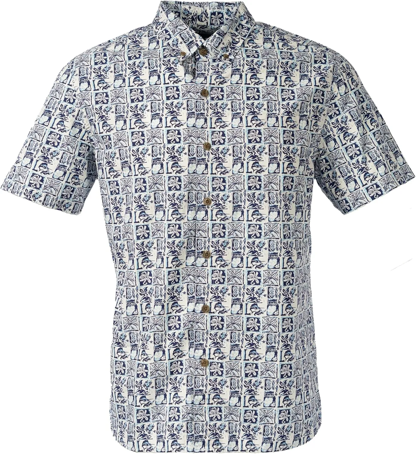Bimini Bay Outfitters LTD The Weekender Series Short Sleeve Button Up Fishing Shirt