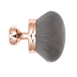 Blend & Blur Extra Large Body Makeup Brush for Self Tanner,Leg Makeup & Bronzer Self Tan Back Applicator, 3.2inch Wide Round Head Kabuki Brush For Application with Drawstring Bag (Rose Gold)