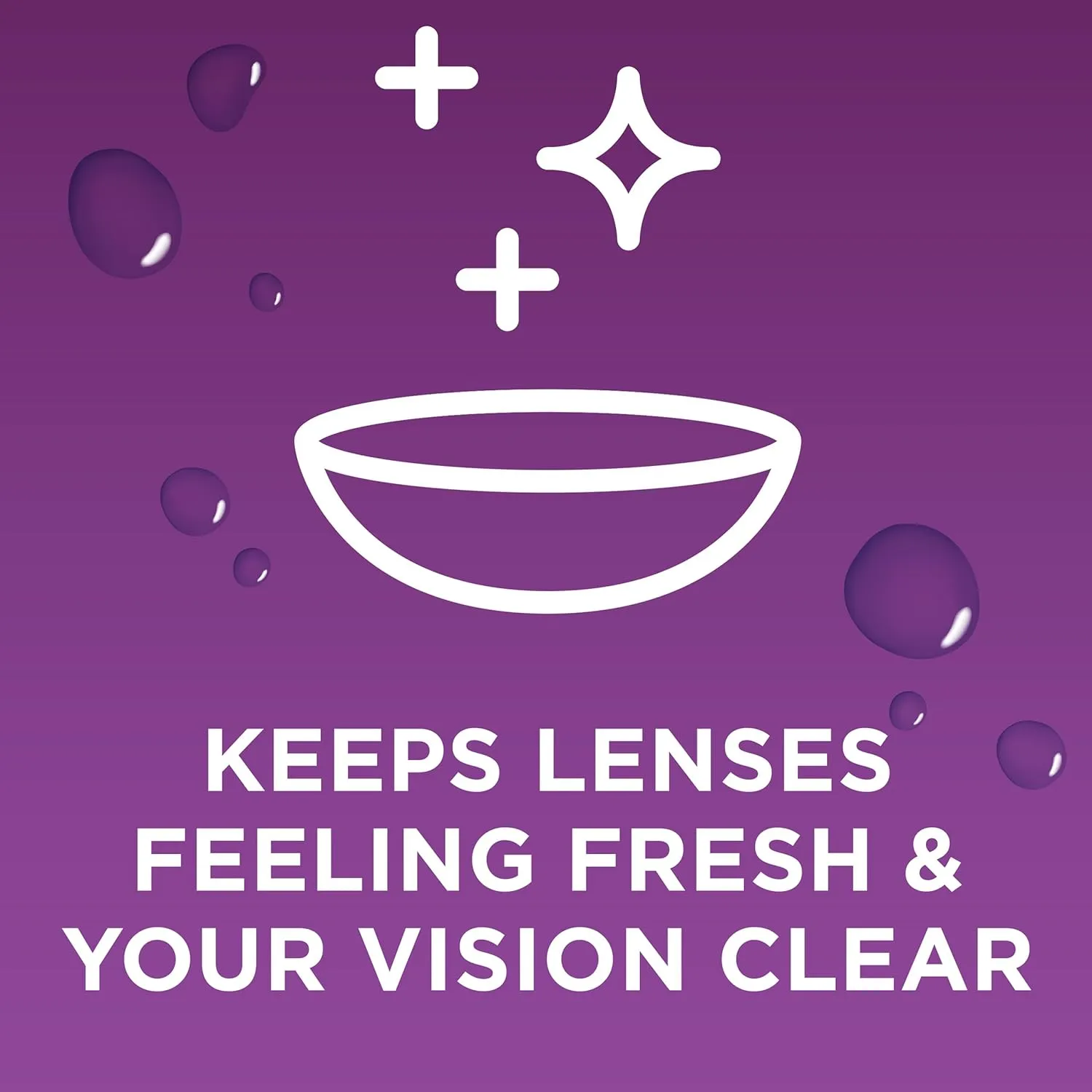 Blink-N-Clean Lens Drops, Rewetting Drops for Contact Lenses, Instant Dry Lens Moisturizing, for Soft & RGP Lenses, 0.5 fl oz (Pack of 2)