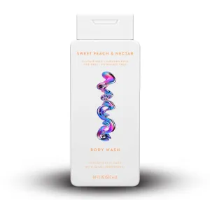 Body Wash | Sweet Peach & Nectar | Contains Naturally Derived Ingredients | For Women & Men, Sulfate, Paraben, & Dye Free Leaving Skin Soft And Hydrating 18 Oz - 1 Pk