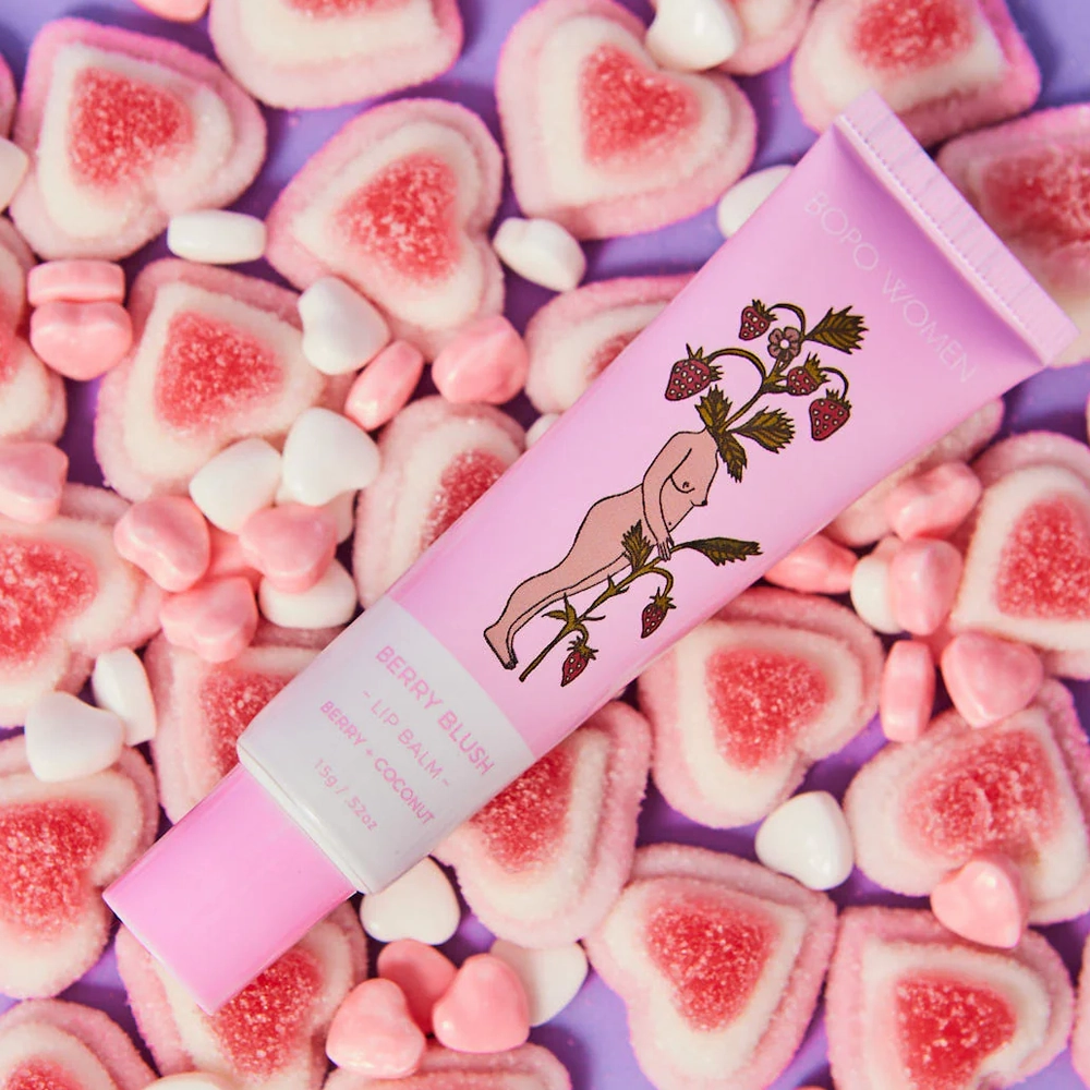 Bopo Women Lip Balm 15g Berry Blush