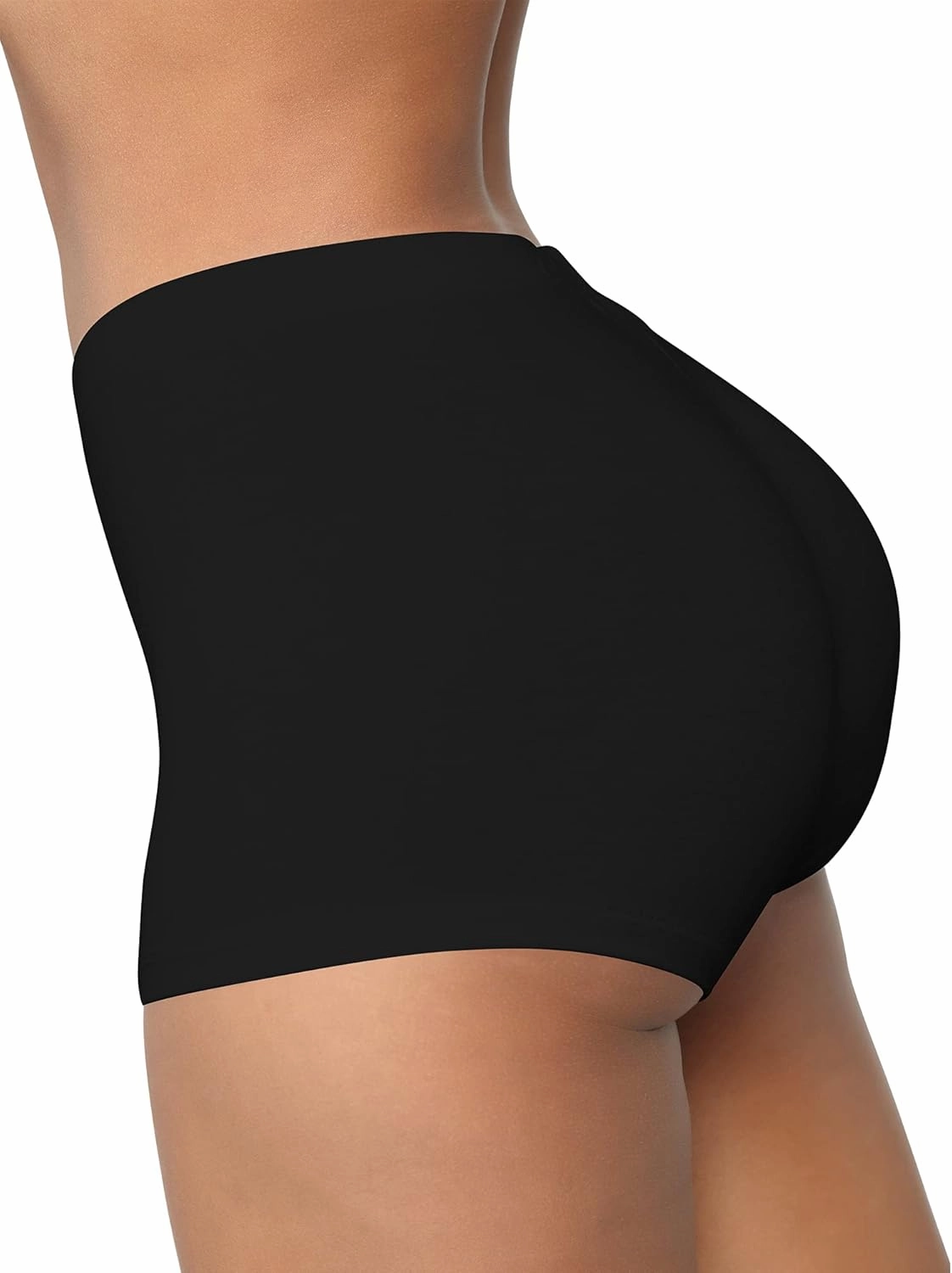 BORIFLORS Women's Sexy Workout Gym Biker Elastic Waist Booty Shorts