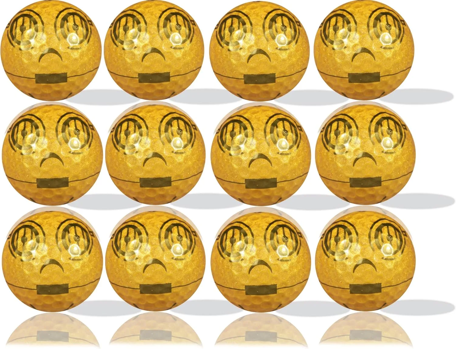 C3PO Golf Balls 12 Pack • Collectible Set for Galactic Golfing Fun