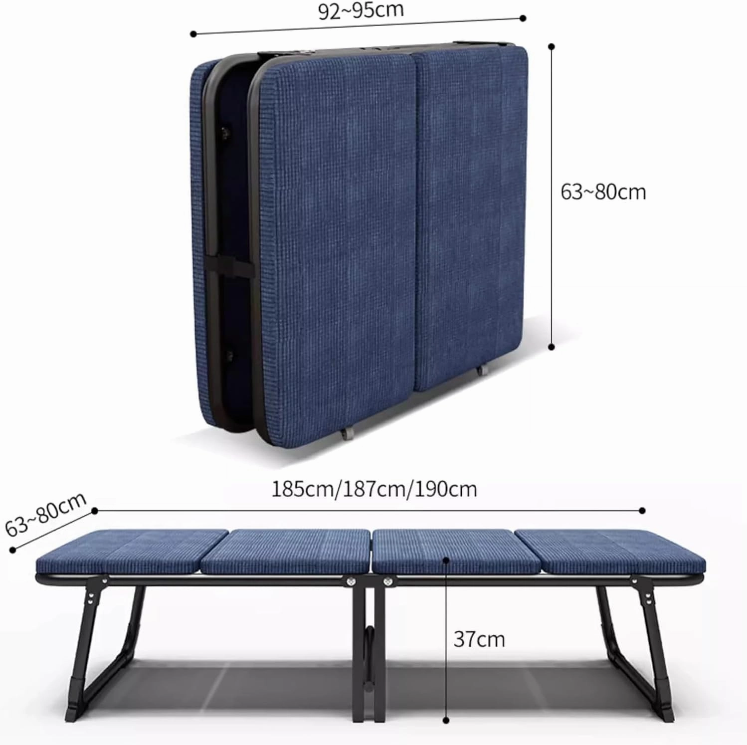 Camping Cot with Mat for Adults Foldable Camping Bed for Adults with Non-Slip Foot Pad for Travel,Room,Office,Home Nap