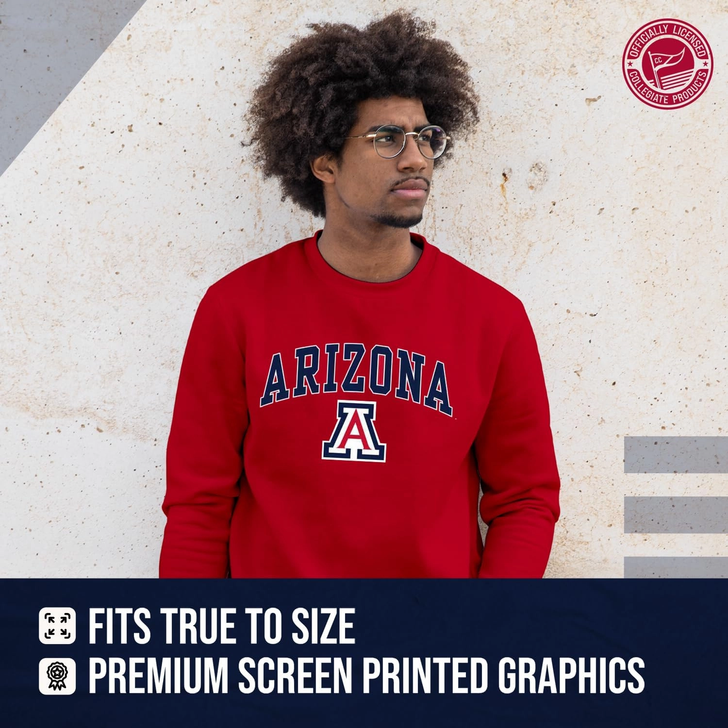 Campus Colors Adult Arch & Logo Soft Style Gameday Crewneck Sweatshirt
