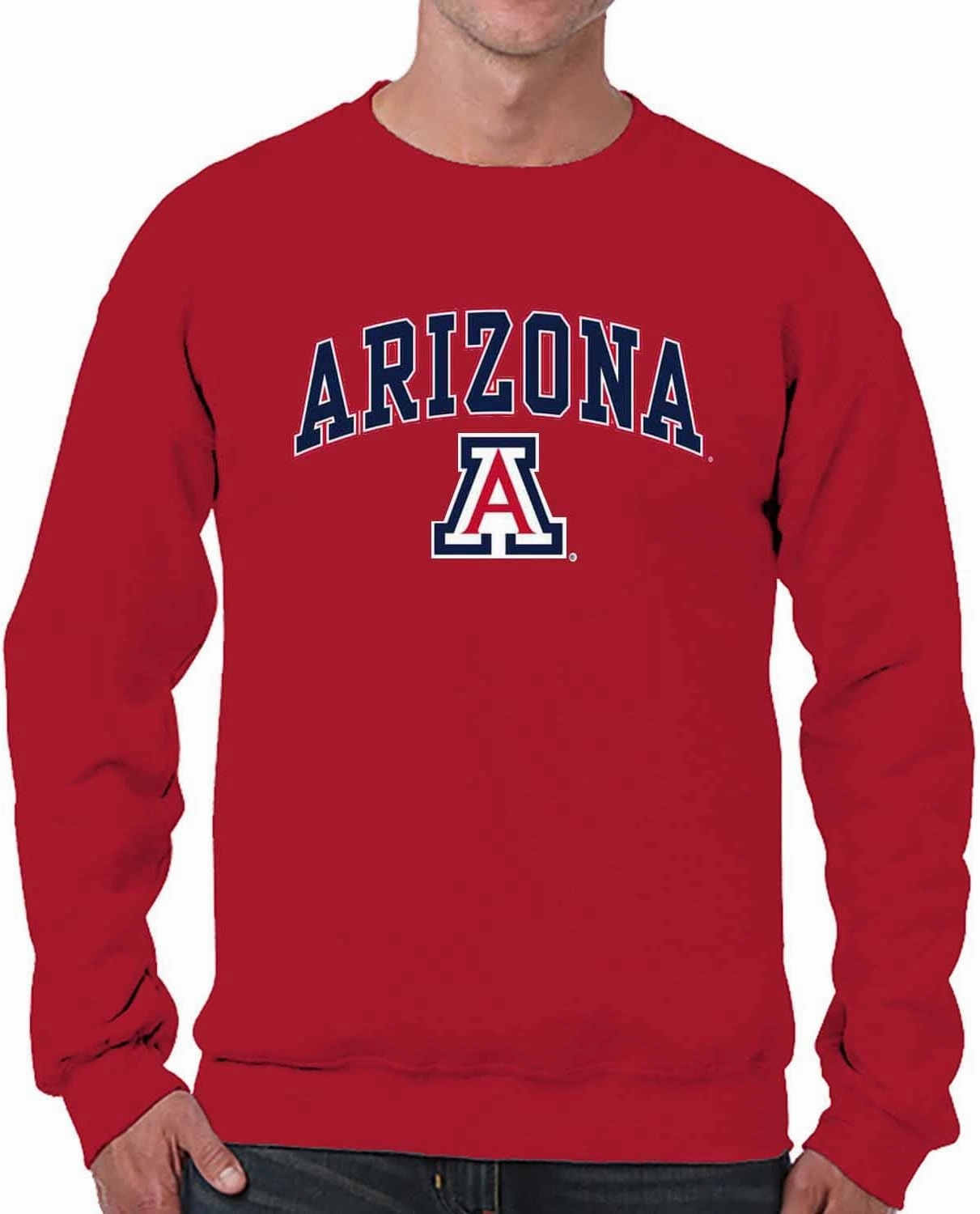 Campus Colors Adult Arch & Logo Soft Style Gameday Crewneck Sweatshirt
