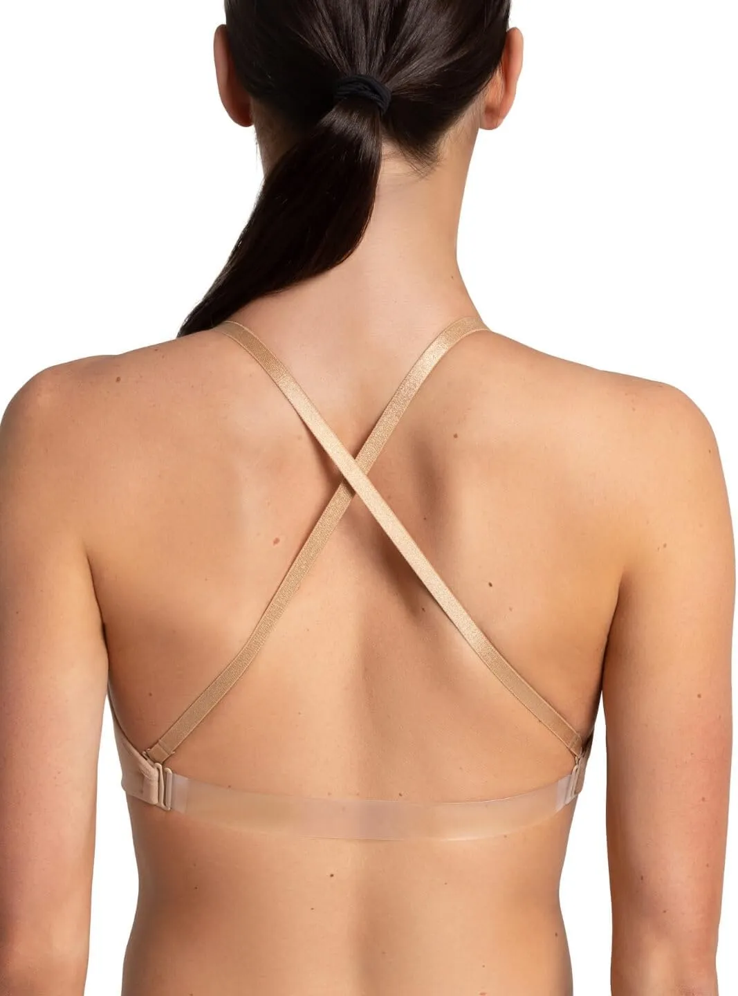 Capezio Women's Seamless Clear Back Bra