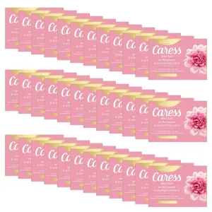 Caress Beauty Bar Soap for Women, Daily Silk Extract and Floral Oil Essence, Moisturizing Body Soap for Noticeably Silky, Soft Skin, 3.15 oz, 48 Bath Bars