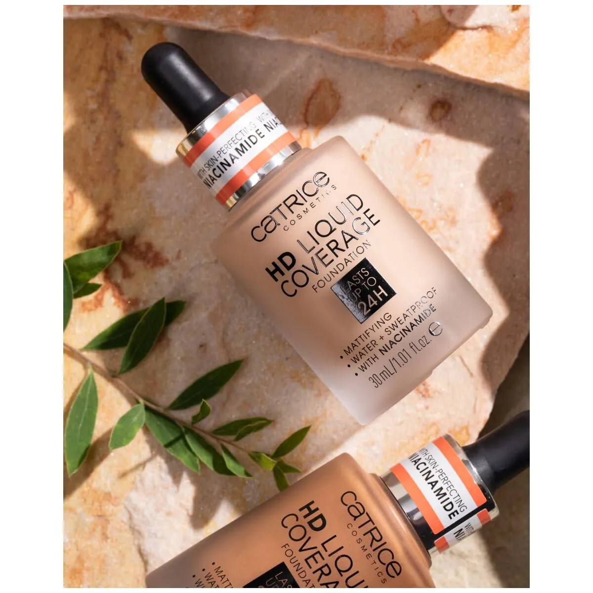 Catrice | HD Liquid Coverage Foundation | High & Natural Coverage | Vegan & Cruelty Free (032 | Nude Beige)