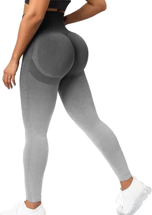 CFR Women's High Waist Workout Seamless Scrunch Booty Leggings Butt Lift Gym Fitness Girl Sport Active Yoga Pants