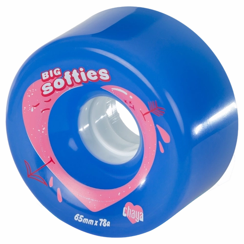 Chaya - Big Softies ( Royal Blue ) Outdoor roller skate wheels - Set of 4 wheels