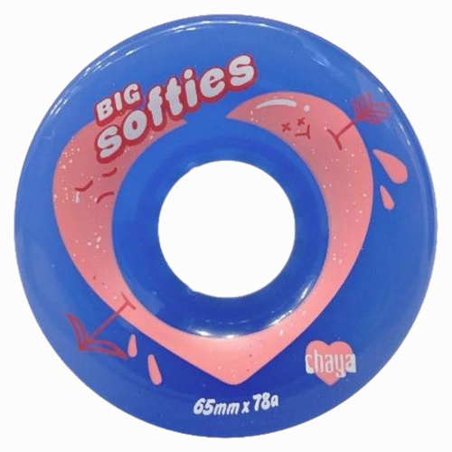 Chaya - Big Softies ( Royal Blue ) Outdoor roller skate wheels - Set of 4 wheels