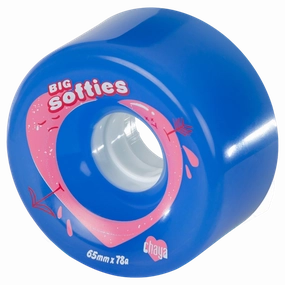 Chaya - Big Softies ( Royal Blue ) Outdoor roller skate wheels - Set of 4 wheels